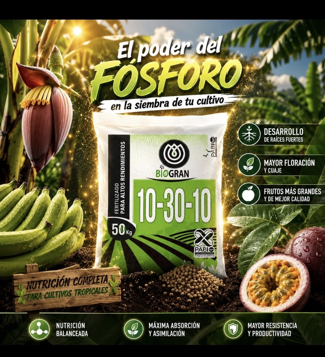 Biogran 10-30-10, el poder del fósforo