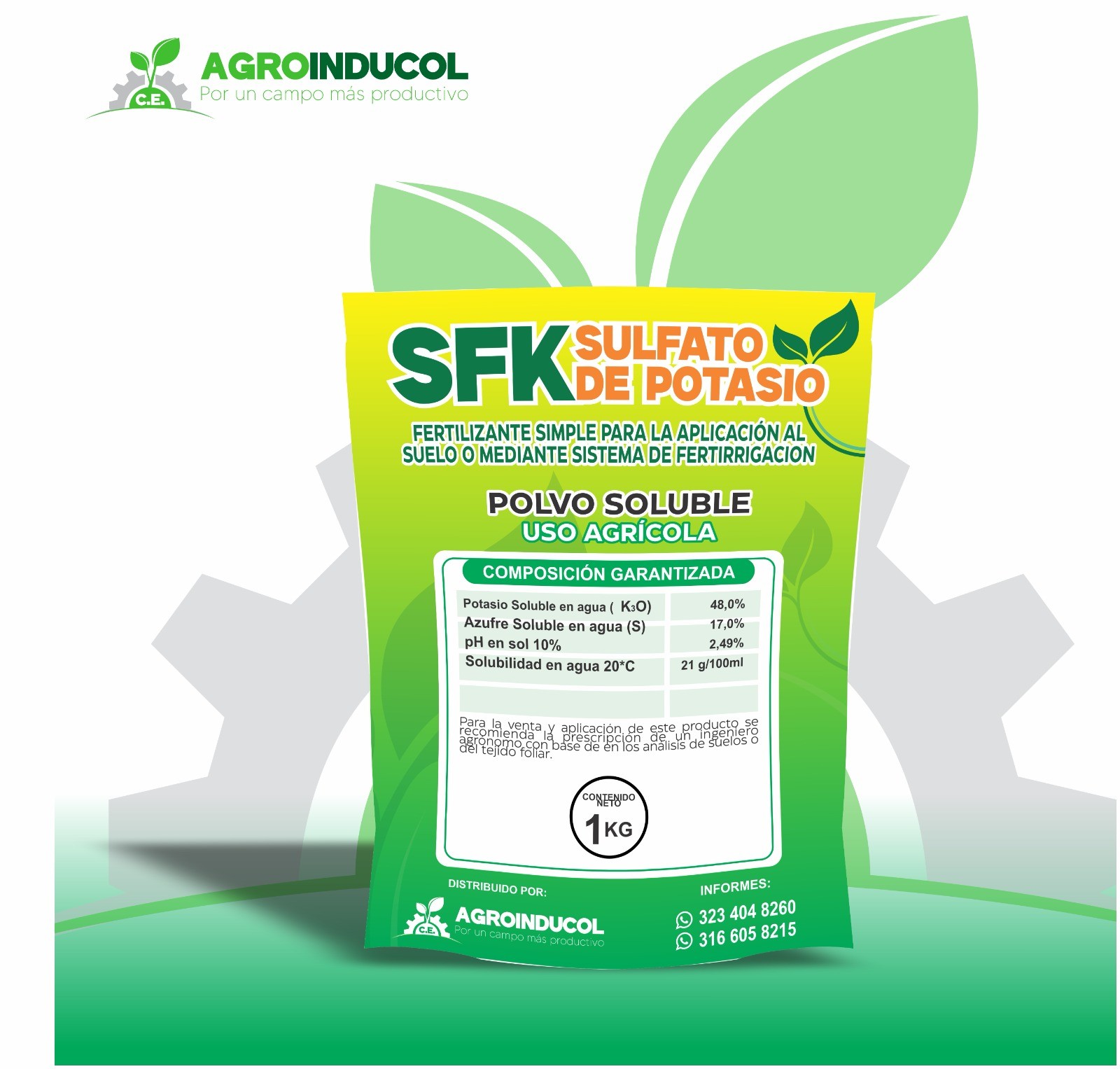 SFK Sulfato de Potasio